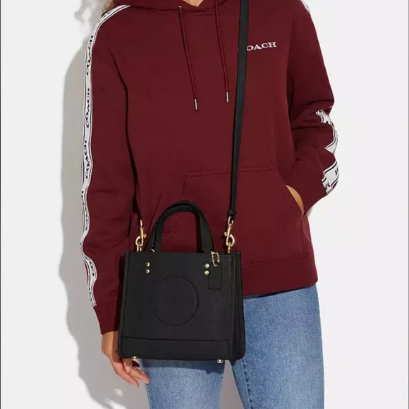 COACH DEMPSEY TOTE BAG WITH COACH PATCH BLACK - Picture 2 of 10